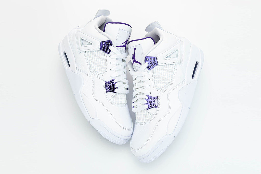 Nike Air Jordan 4 Retro "Purple Metallic" Sneaker - Hype Store