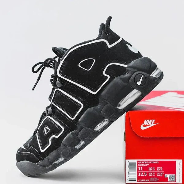 Nike Air More Uptempo - Black White - My Store