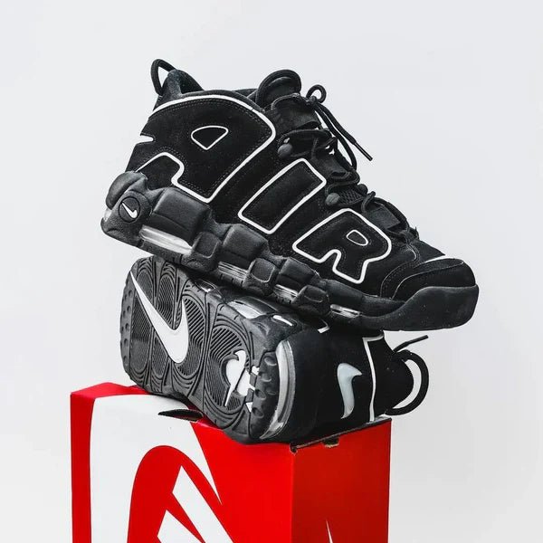 Nike Air More Uptempo - Black White - My Store