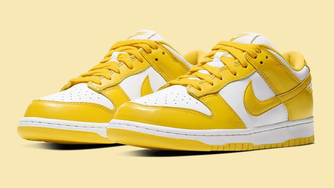 Nike Dunk Low ‘Lazer Yellow’ Sneaker - Hype Store