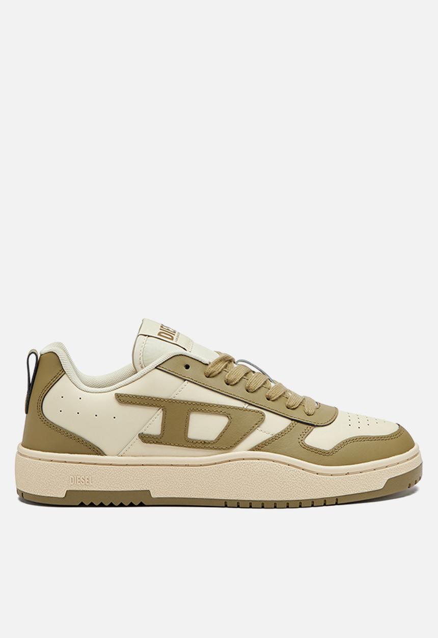 Diesel Mens S-Ukiyo V2 Low Olive Sneaker