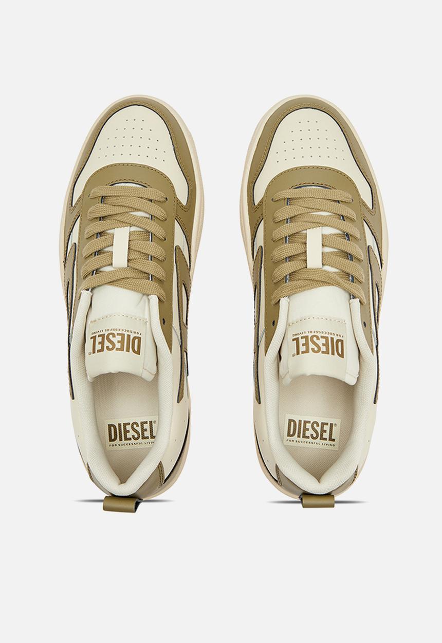 Diesel Mens S-Ukiyo V2 Low Olive Sneaker