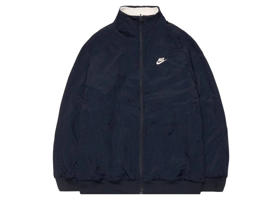 Nike Big Swoosh Reversible Boa Jacket Black