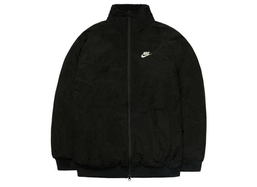 Nike Big Swoosh Reversible Boa Jacket Black