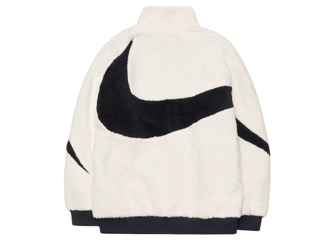 Nike Big Swoosh Reversible Boa Jacket White