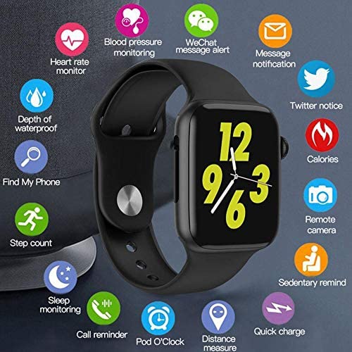 T500 Plus Smart Watch - Black - My Store